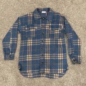 Pink Lily Wool Overcoat for Women